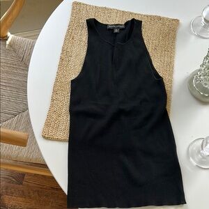 NWOT women’s Banana Republic black ribbed  Sleeveless Top, size XS.